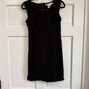 Max Studio Black Sleeveless Mini Sheath Dress